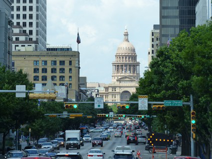 Downtown Austin mit State Capitol