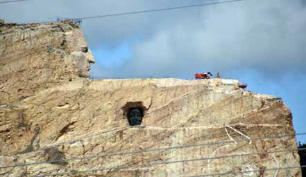 Denkmal Crazy Horse in Cody